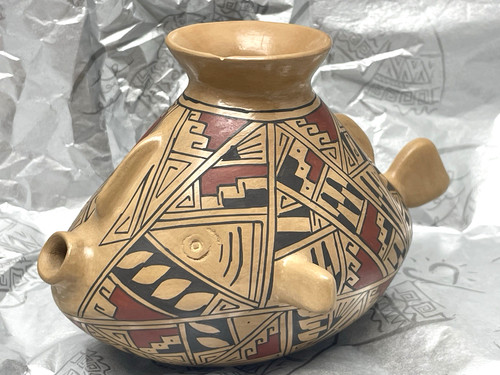 Mata ortiz fish effigy - ortiz,
