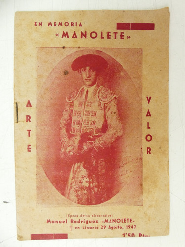 Memoria manolete manuel - en,
