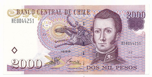 Chile 2000 pesos - 1999, 158